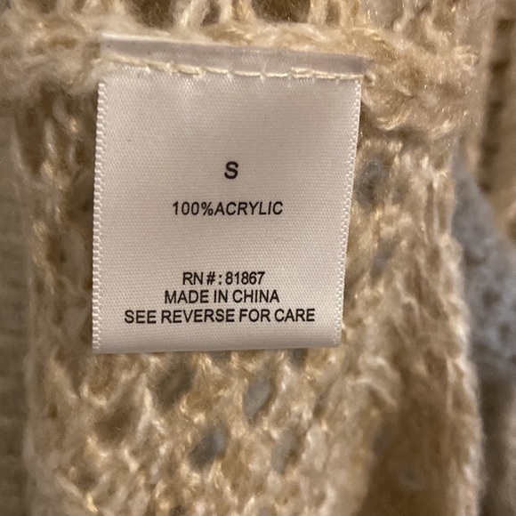 JJ Basics Cream Oatmeal Knit Sweater - Picture 4 of 4